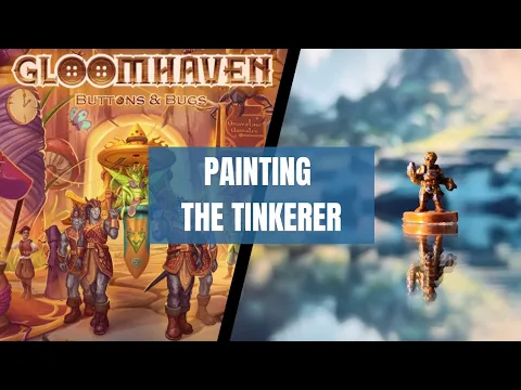 Painting the cute and super tiny Tinkerer mini from Gloomhaven: Buttons & Bugs @cephalofairgames