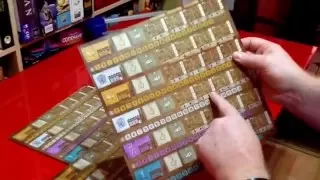 Arkwright replacement foils for player boards ~ what's in the box? with biffta