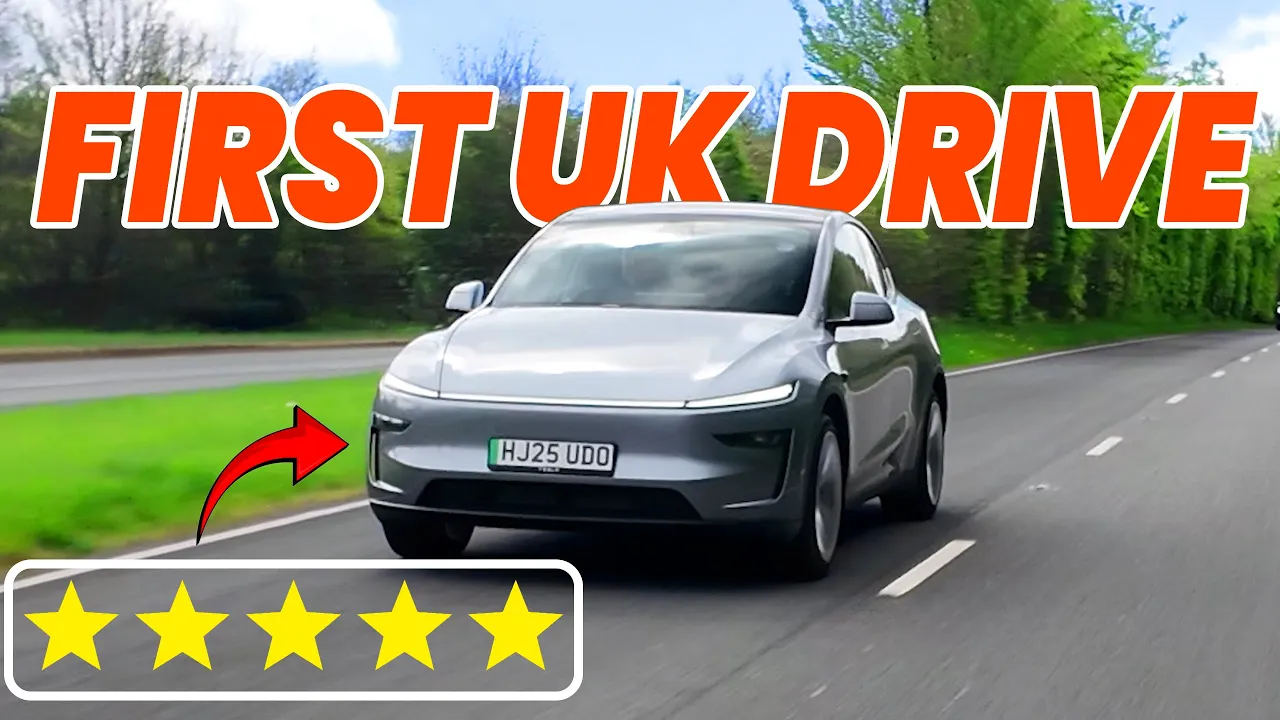 NEW TESLA MODEL Y FIRST DRIVE! Is it what we hoped for? | Suspension test & on the road driving