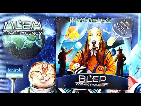 BLEP Promo for MLEM: Space Agency Board Game | Unboxing (No Talking)
