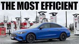Mercedes CLA 350 4MATIC | RANGE TEST 120KPH (75MPH) | HOW FAR WILL IT GO?