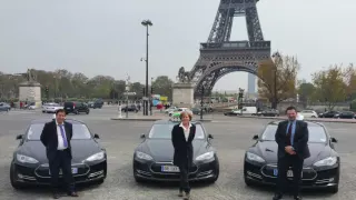 Ces chauffeurs de Taxi qui roulent en Tesla Model S