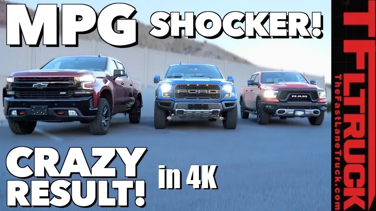 MPG Disappointment: 2019 Ford Raptor vs Chevy Silverado Trailboss vs Ram Rebel!