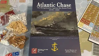 Atlantic Chase, 2nd Printing (GMT) - Unboxing and Overview - Multiple CSR Awards Winner