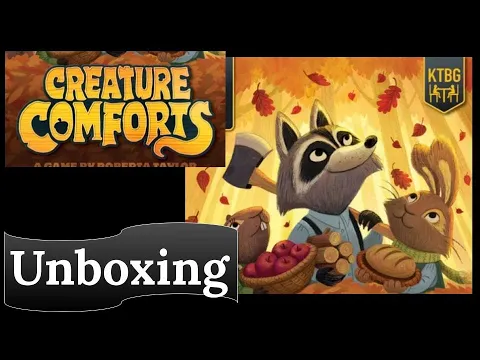 Creature Comforts: Kickstarter Edition - Unboxing