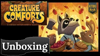 Creature Comforts: Kickstarter Edition - Unboxing
