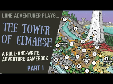 The Tower of Elmarsh | A roll-and-write adventure gamebook | Part 1
