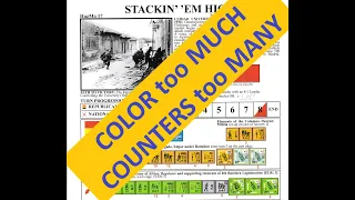 Color Too Much -- Counters Too Many!! Advanced Squad Leader Play