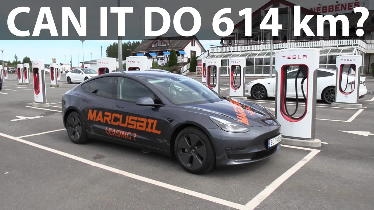 Tesla Model 3 Long Range 82 kWh range test