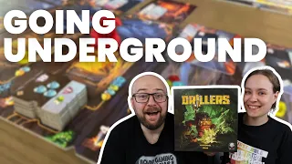 A new deck builder from CGE! - Drillers Board Game Review