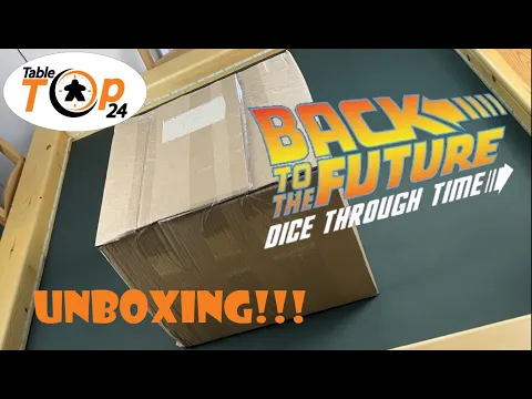 Back to the Future - Dice Through Time Unboxing - Tabletop24