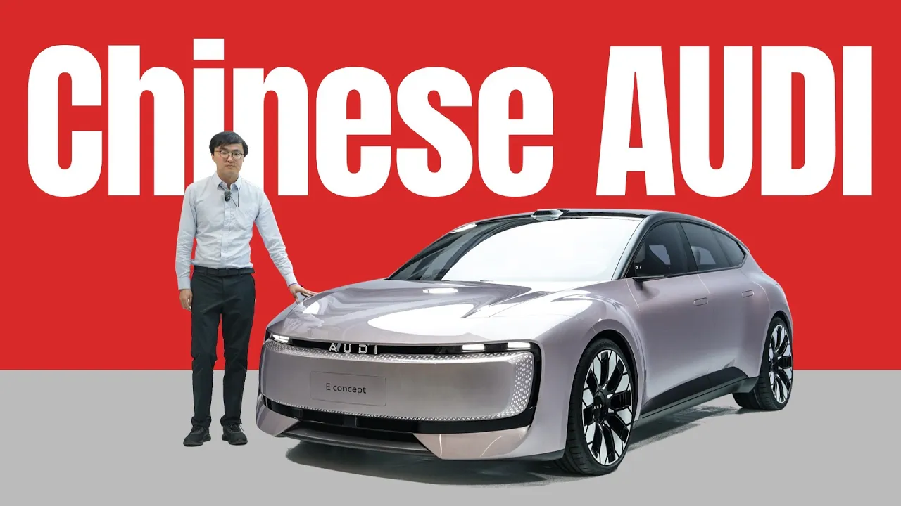 775hp Chinese AUDI BEV Without Four Rings - AUDI E concept Static Review