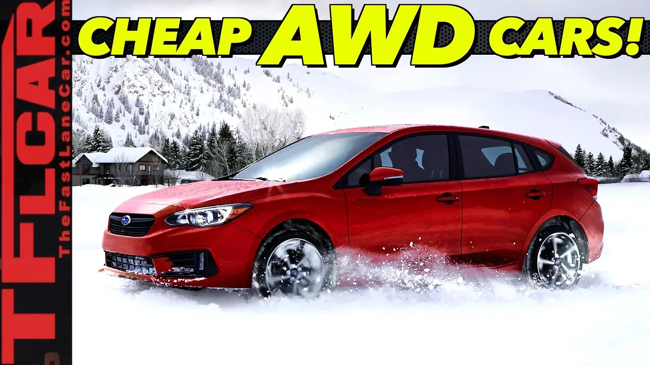 Budget AWD Traction - These Are The Top 10 Cheapest All-Wheel-Drive Cars You Can Buy!