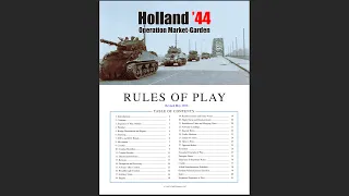 Holland '44 - Reading the rules