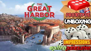 The Great Harbor - Prototype Unboxing & Impressions (EN) by Epitrapaizoume