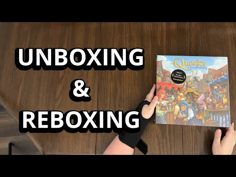 The Quacks of Quedlinburg Board Game - What's Inside the box? - Unboxing & Reboxing