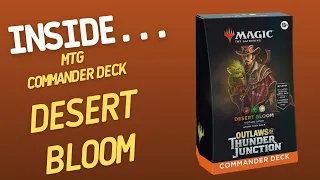 Inside…Magic The Gathering Outlaws of Thunder Junction - Desert Bloom Commander Deck (4K 60fps)