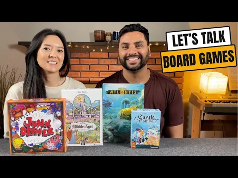 Let's Talk Board Games #33 - Castle Combo, Middle Ages, Junk Drawer, Finding Atlantis