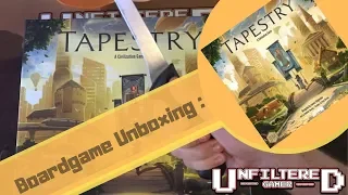 Tapestry - Board Game Unboxing