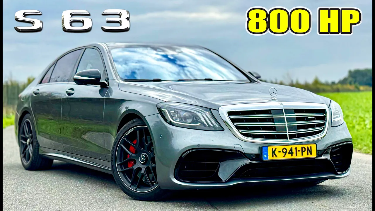 800HP Mercedes AMG S63 W222 // 308KMH REVIEW on AUTOBAHN