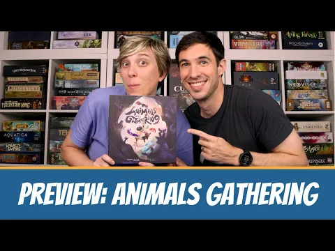 ANIMALS GATHERING: PREVIEW | Board Game Perspective