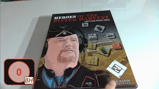 Heroes of the Bitter Harvest solo fr00: ouverture de la boite