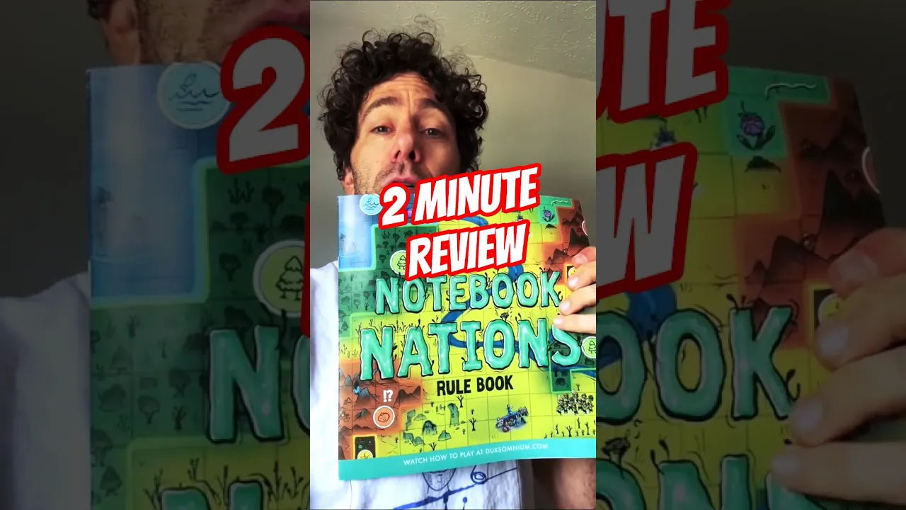 Notebook Nations FIRST IMPRESSION! Crazy Karl's EVIL LAUGH Says It All in 2 min! #BoardGameShorts
