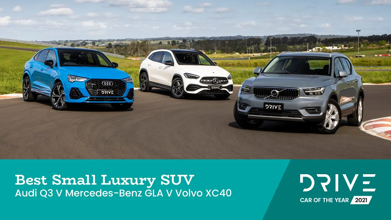 Audi Q3 v Mercedes-Benz GLA v Volvo XC40 | Best Small Luxury SUV | Drive Car of the Year 2021