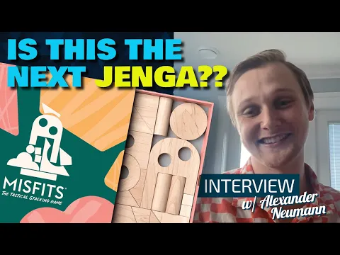 Alex Neumann talks about his new stacking game- Is this the new Jenga?
