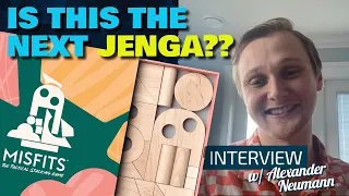 Alex Neumann talks about his new stacking game- Is this the new Jenga?