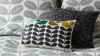 Orla Kiely Botanica Stem Pebble Bedding product video.