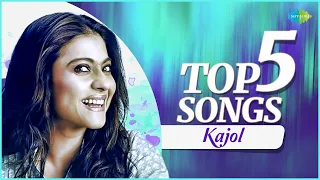 Top 5 Kajol Songs | Mere Khwabon Mein | Chanda Re Chanda Re | Aawaz Do Humko| Best of Kajol Playlist