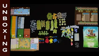 Ark Nova Board Game Unboxing and Component Display time lapse!