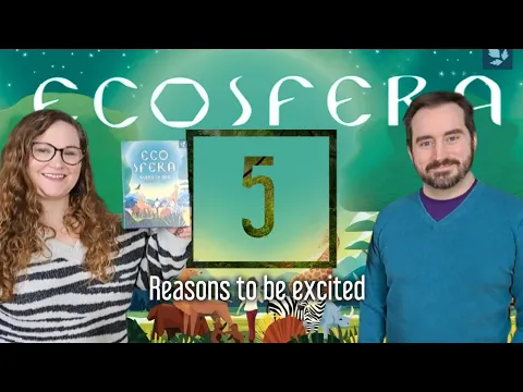Ecosfera: Rewilding the World - 5 Reasons to Play. We Review this environmental Co-oP Deck Builder