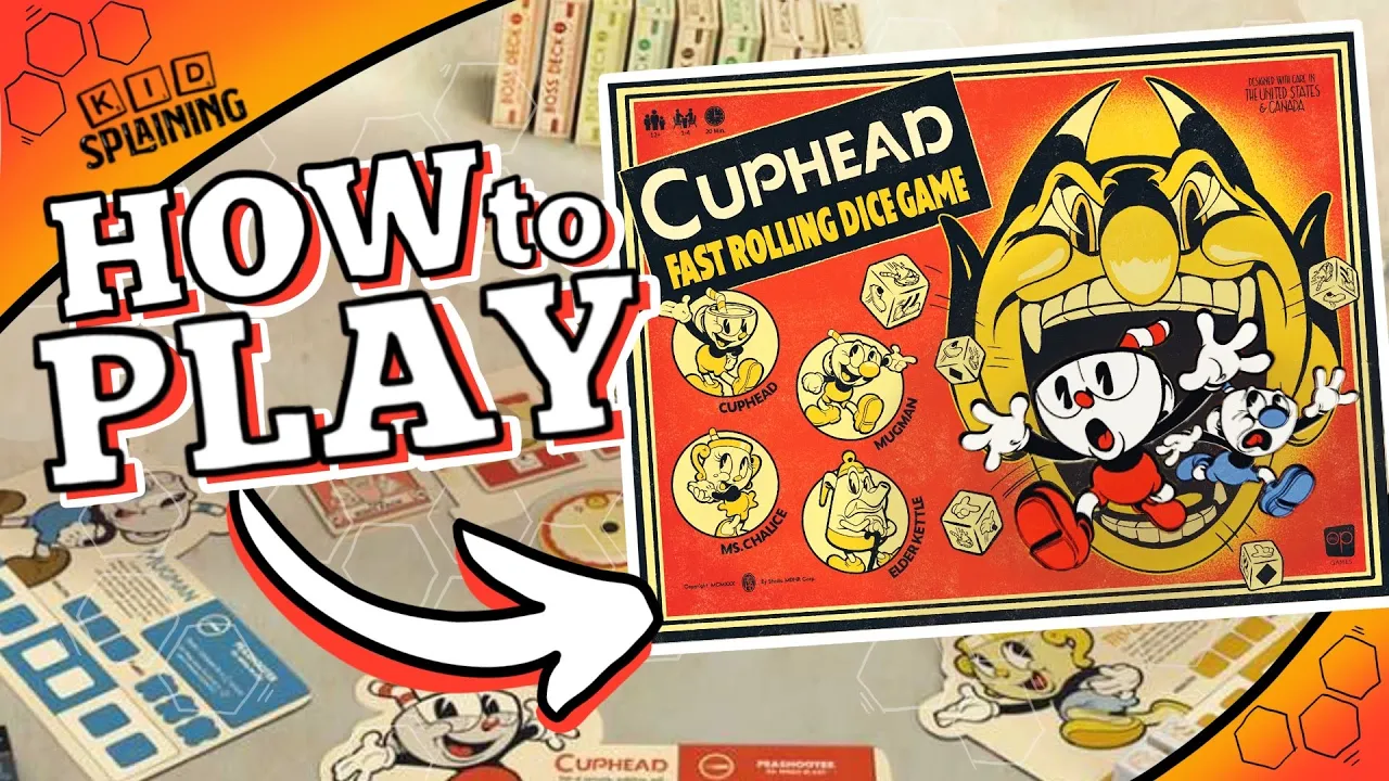 How to Play Cuphead Fast Rolling Dice Game | Cuphead Board Game