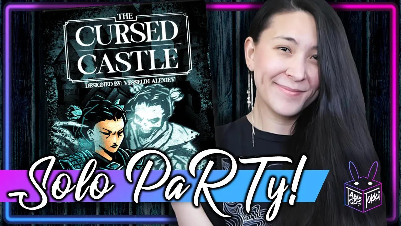 The Cursed Castle | Solo Board Game PaRTy!!! (Playthrough and Review/ Tutorial, yup!)