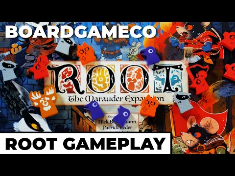 Root - 3 Player - Lord of the Hundreds, Keepers in Iron, Corvid Conspiracy - (Quackalope Gameplay)