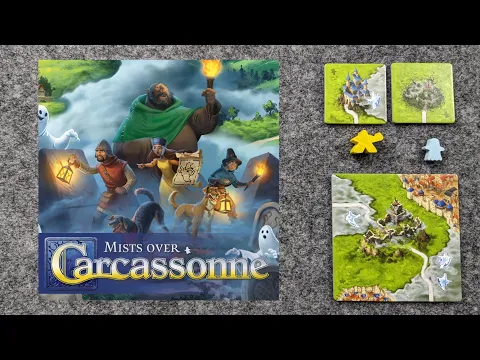 REUPLOAD WHAT’S NEW Carcassonne Expansion 11: Ghosts, Castles & Cemeteries, plus PLAYTHROUGH/RANKING
