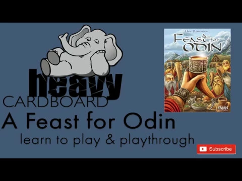 Heavy Cardboard Teaches A Feast for Odin & Full Playthrough (2nd playthru)