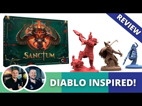 Sanctum: Honest & Precise Review. Board game strongly inspired by Diablo from Blizzard.