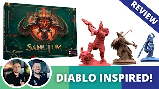 Sanctum: Honest & Precise Review. Board game strongly inspired by Diablo from Blizzard.