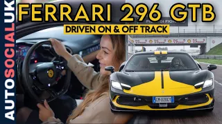 Ferrari 296 GTB Review: My First Drive on Pista di Fiorano | V6 Hybrid Power Unleashed!