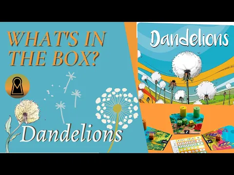 What's In The Box? Dandelions Unboxing Kickstarter BoardGameTables.com