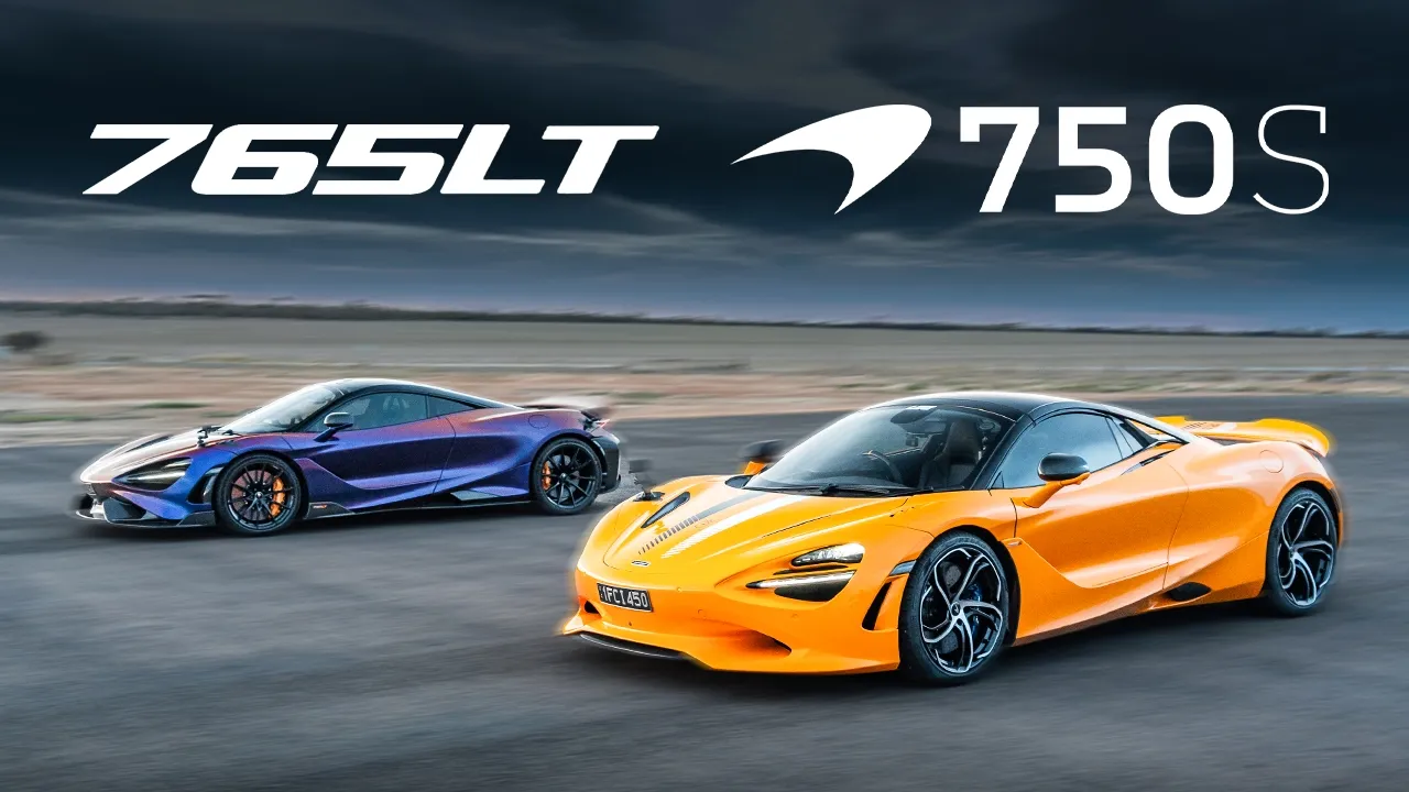 McLaren 750S vs 765LT drag race! Does LT beat S? This was CLOSE!