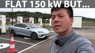 BYD Seal charging test vs Tesla, Polestar and MG