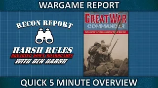 Harsh Rules - Great War Commander Recon Report