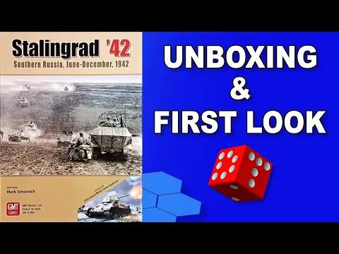 Stalingrad '42 2nd Edition UNBOXING & FIRST LOOK | WW2 WARGAME | War Board Game