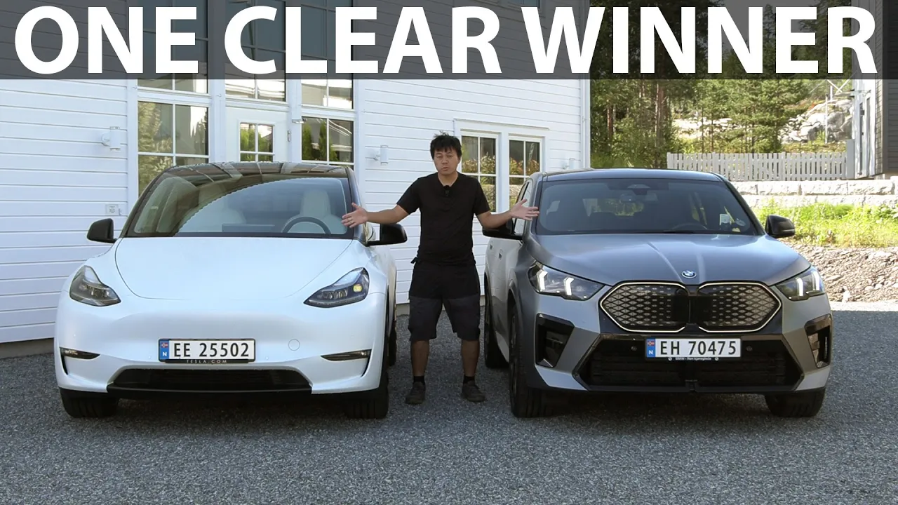BMW iX2 vs Tesla Model Y interior review