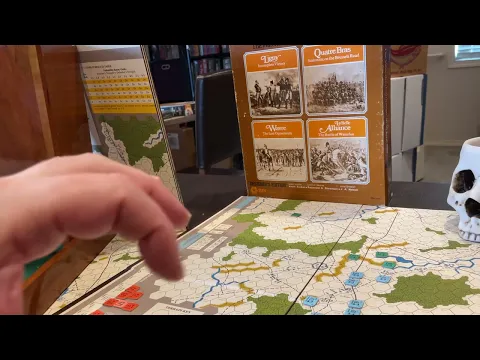 Quatre Bras How-to-Play - from SPI - Hexagon Alley