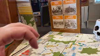 Quatre Bras How-to-Play - from SPI - Hexagon Alley